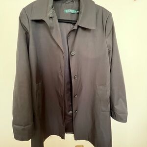 Ralph Lauren Charcoal Button-Up Jacket